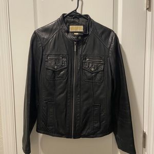 Michael Kors genuine leather jacket